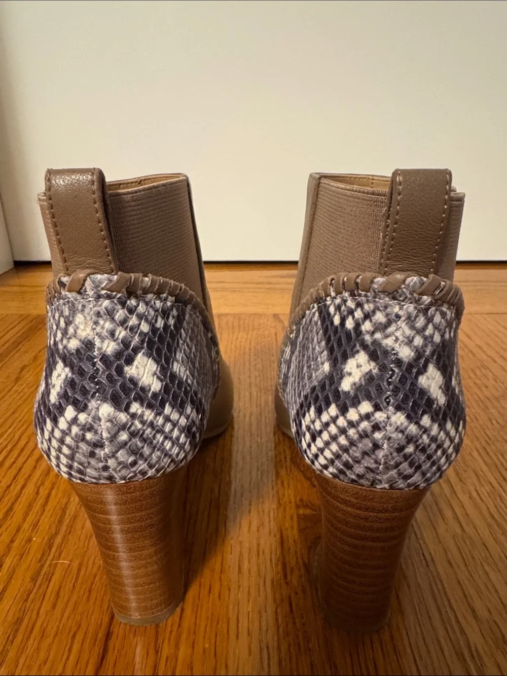 Jack Rogers Neutral Tan Pointed-Toe Ankle Booties
